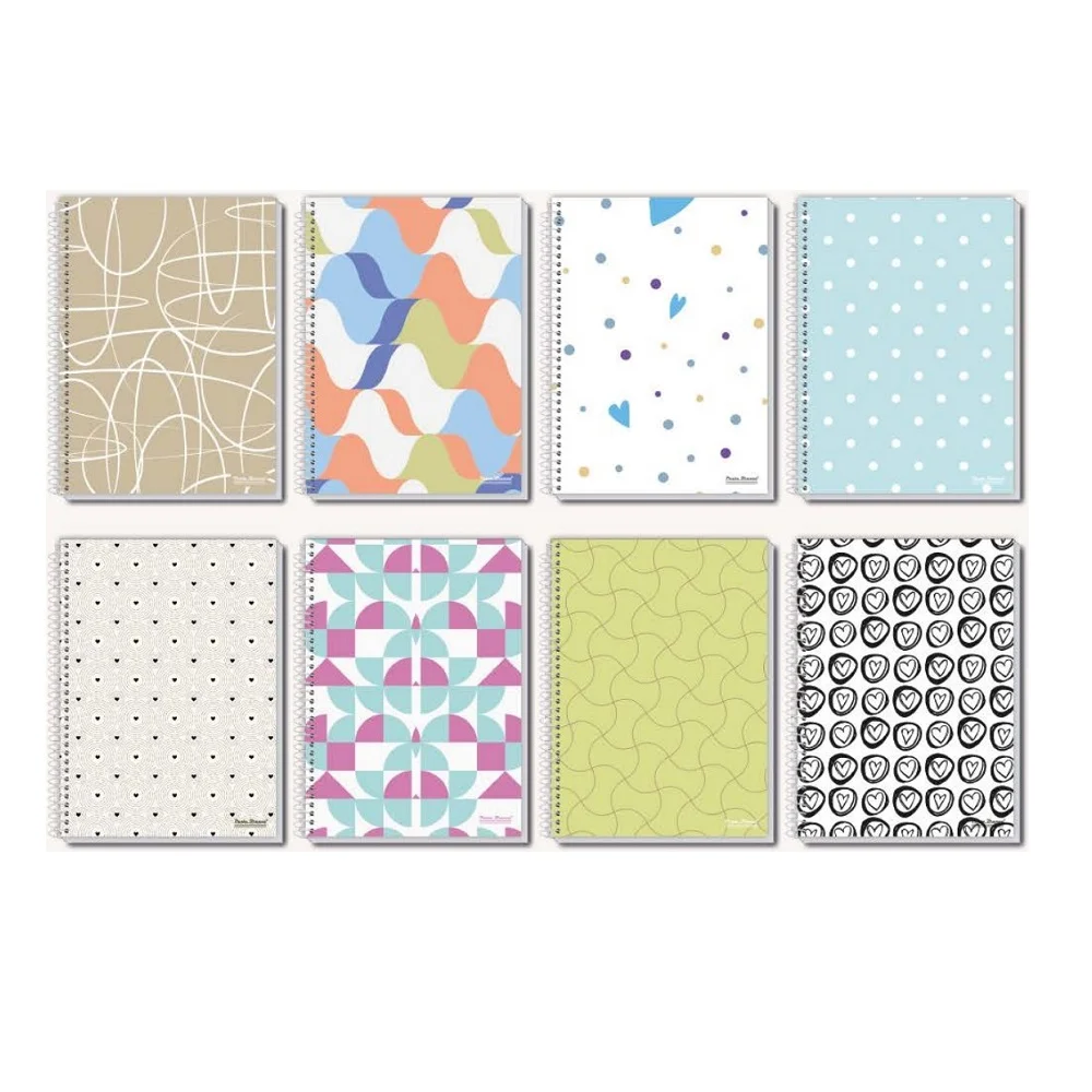 CADERNO CAPA DURA UNIVERSITÁRIO 1 X 80 FLS LOOP FEMININO PAUTA BRANCA