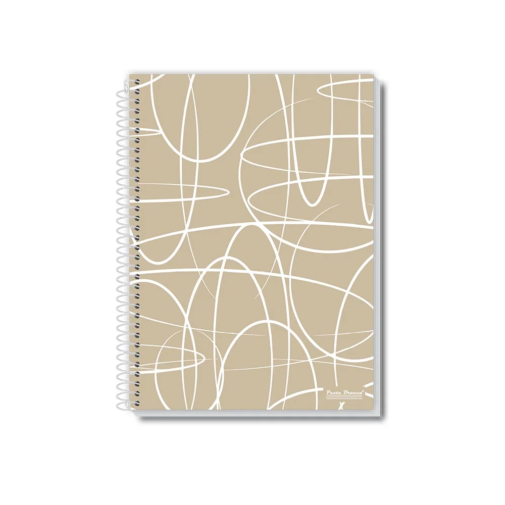 CADERNO CAPA DURA UNIVERSITÁRIO 1 X 80 FLS LOOP FEMININO PAUTA BRANCA