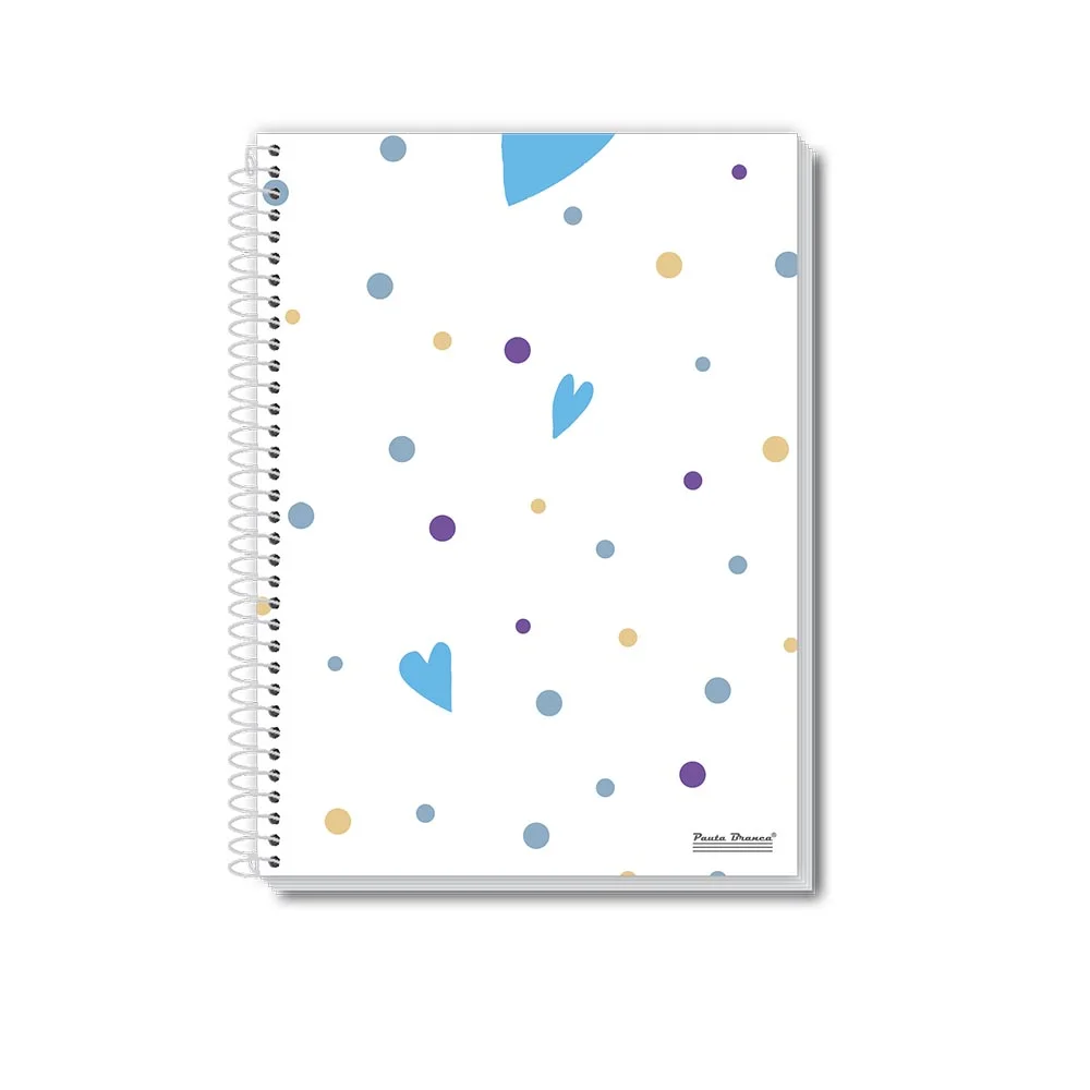 CADERNO CAPA DURA UNIVERSITÁRIO 1 X 80 FLS LOOP FEMININO PAUTA BRANCA