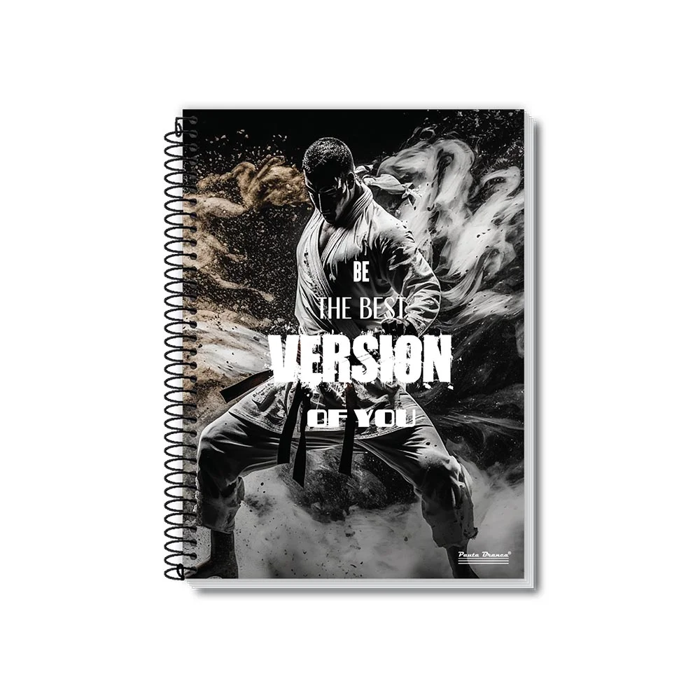 CADERNO CAPA DURA UNIVERSITÁRIO 1 X 80 FLS UP MASCULINO PAUTA BRANCA