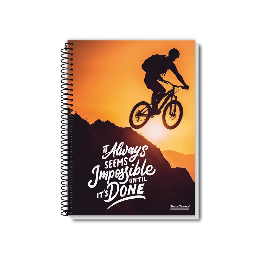 CADERNO CAPA DURA UNIVERSITÁRIO 1 X 80 FLS UP MASCULINO PAUTA BRANCA