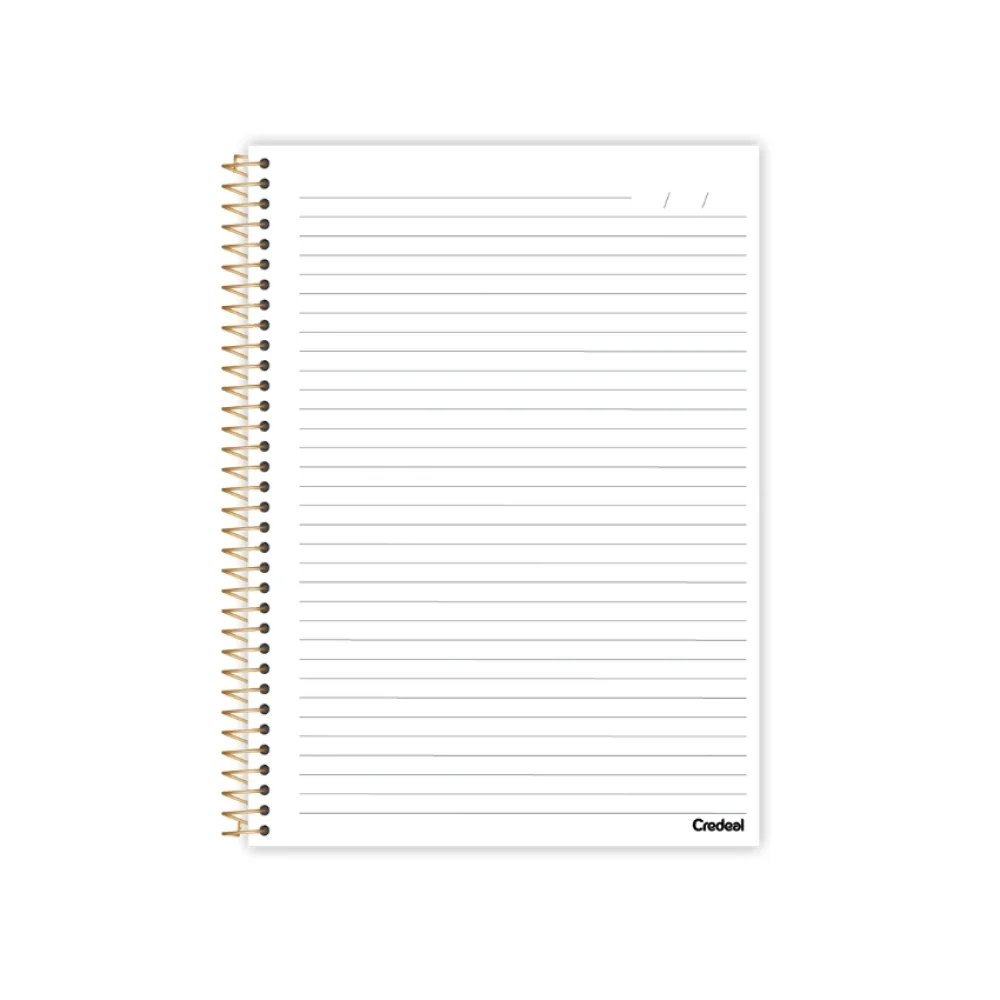 CADERNO CAPA DURA UNIVERSITÁRIO 10 X 160 FLS ATREVIDA CREDEAL