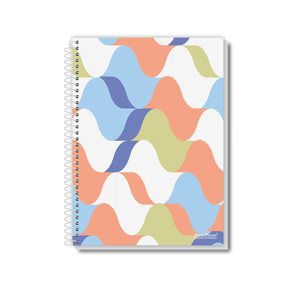 CADERNO CAPA DURA UNIVERSITÁRIO 10 X 160 FLS LOOP FEMININO PAUTA BRANCA