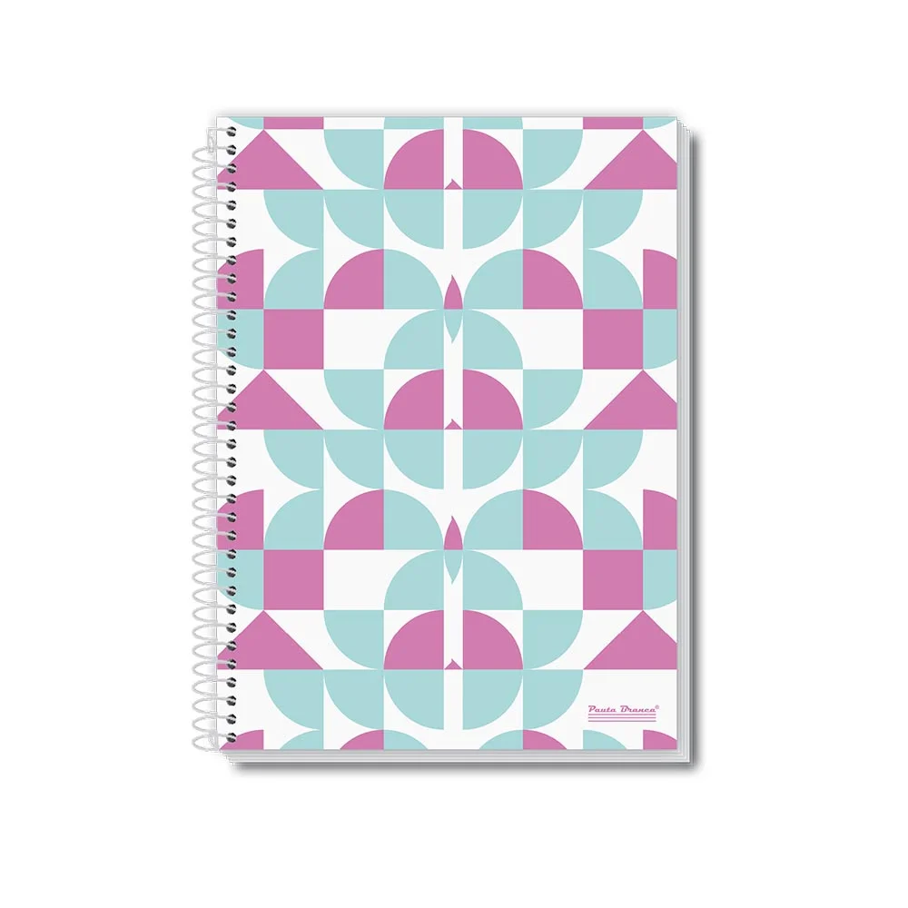 CADERNO CAPA DURA UNIVERSITÁRIO 10 X 160 FLS LOOP FEMININO PAUTA BRANCA