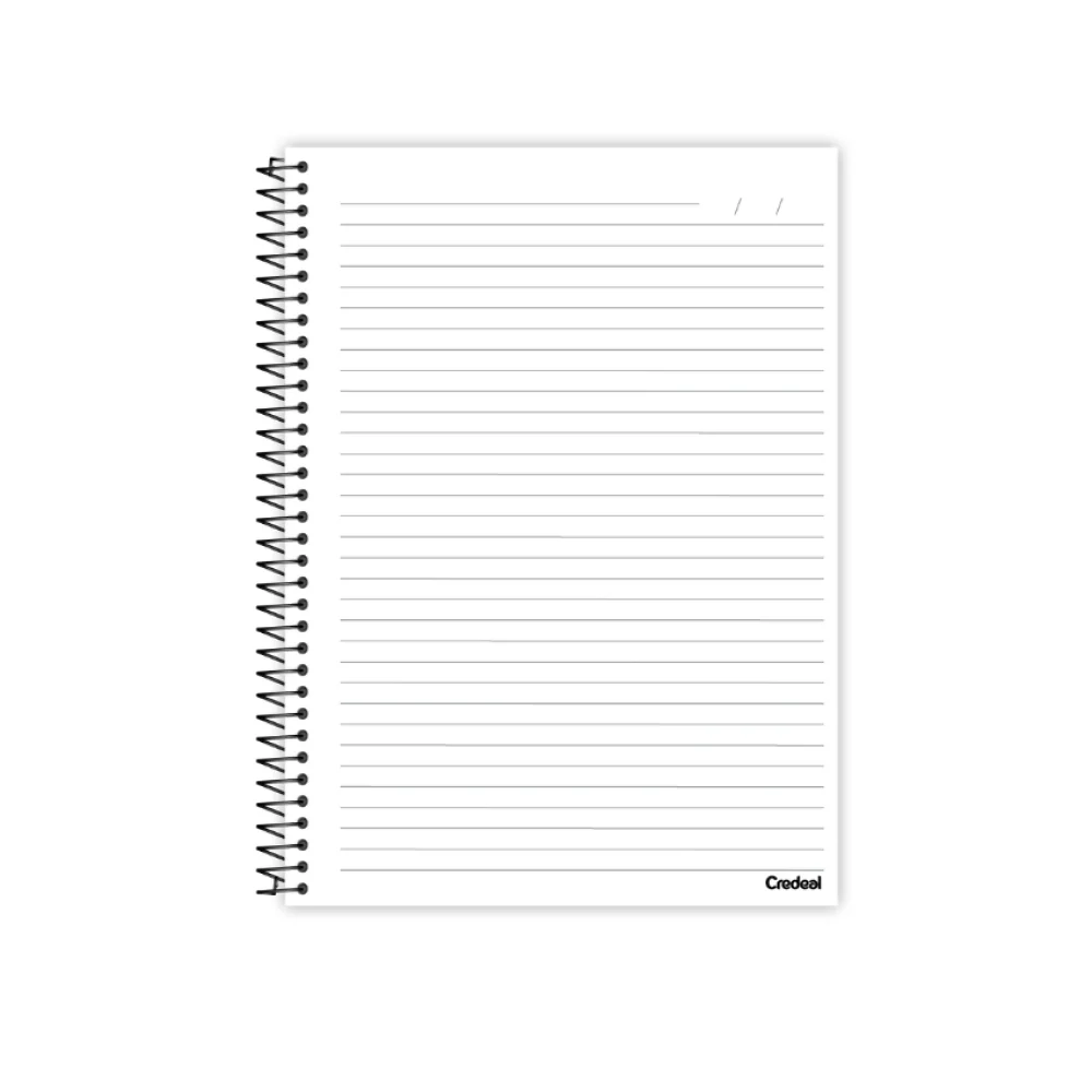 CADERNO CAPA DURA UNIVERSITÁRIO 10 X 160 FLS MMA CREDEAL