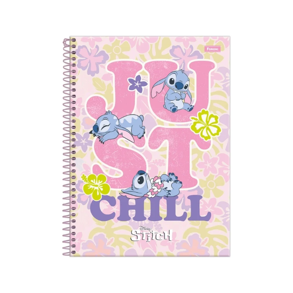 CADERNO CAPA DURA UNIVERSITÁRIO 10 X 160 FLS STITCH FORONI