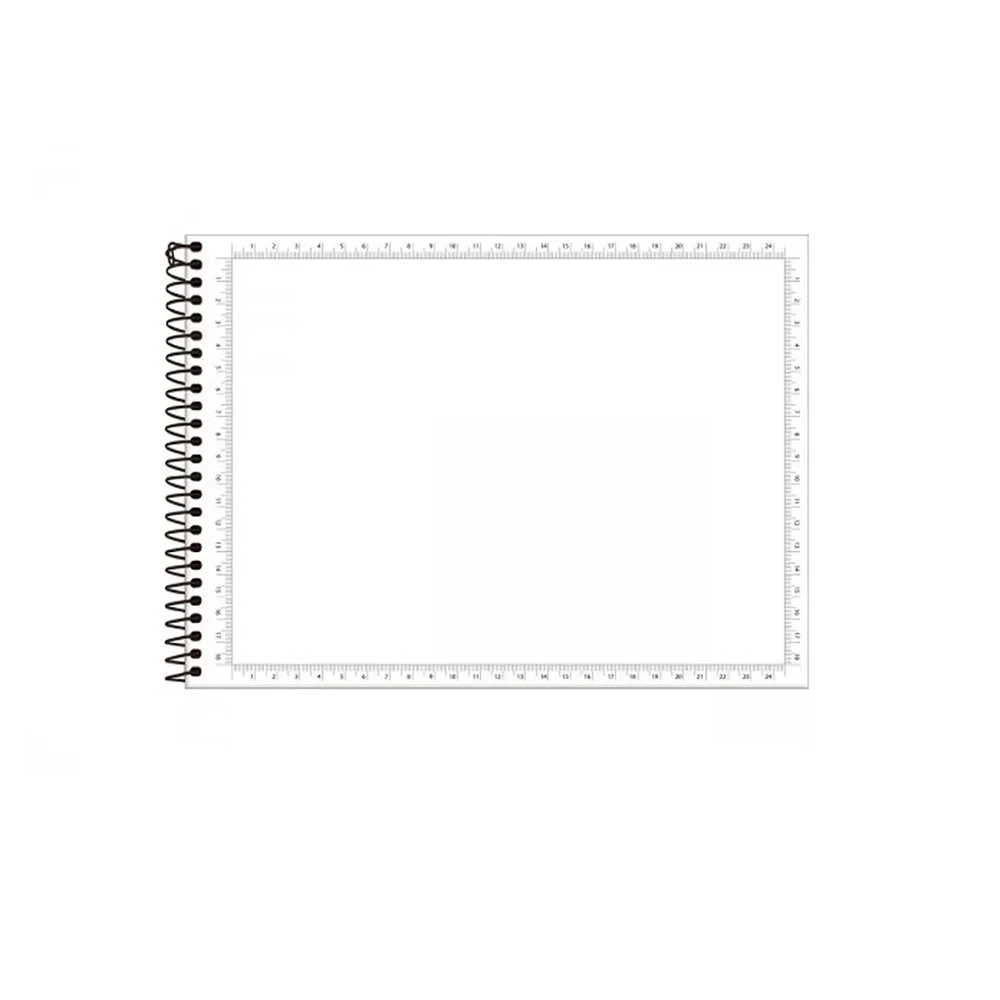 CADERNO CARTOGRAFIA E DESENHO CAPA DURA ESPIRAL 60 FLS MILIMETRADO PAUTA BRANCA