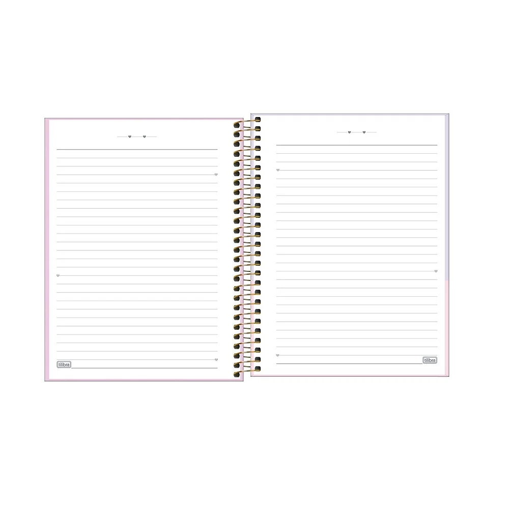 CADERNO CAPA PLÁSTICA COLEGIAL ESPIRAL 1X80 FLS AZUL HAPPY TILIBRA