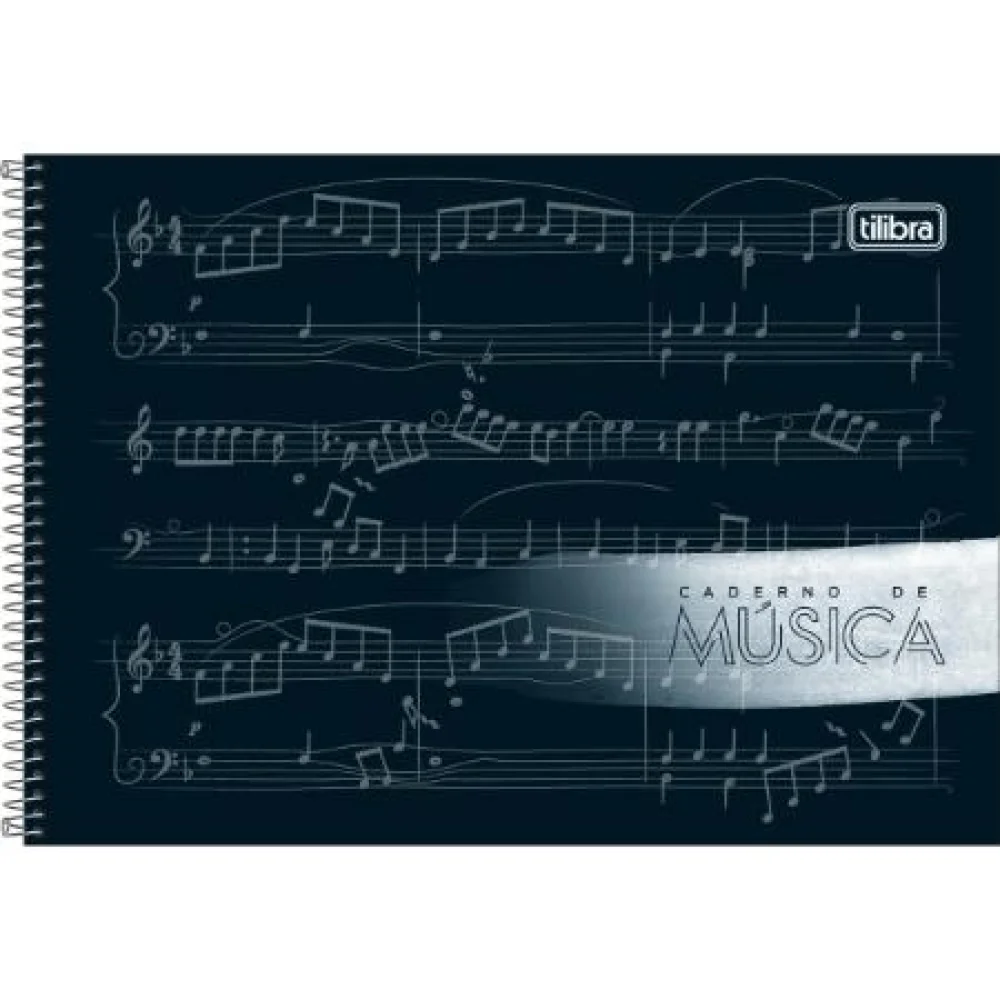 CADERNO DE MUSICA PEQUENO CD 80 FLS 306193 TILIBRA