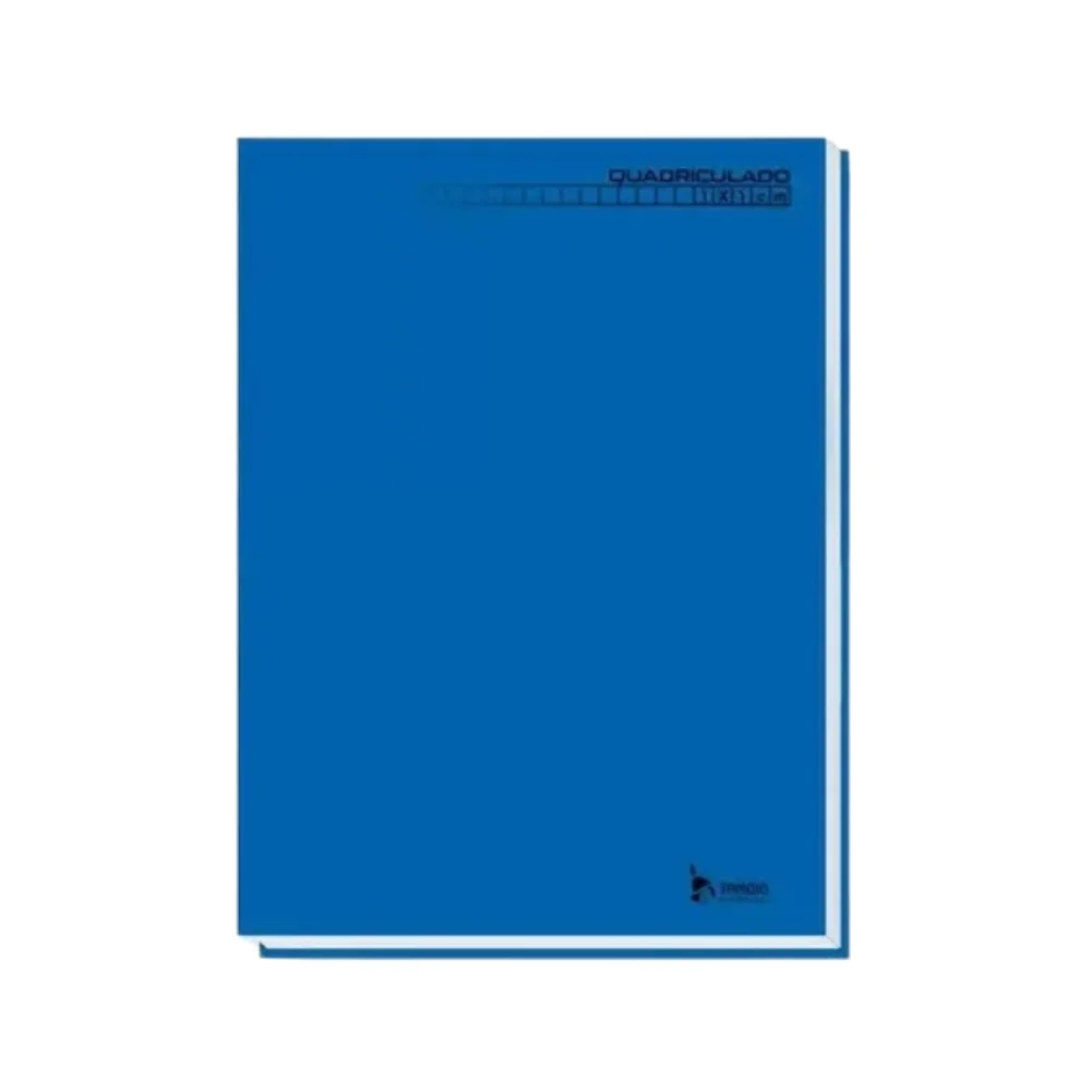 CADERNO CAPA DURA 1/4 BROCHURA 96 FLS 10 X 10 MM QUADRICULADO TAMOIO