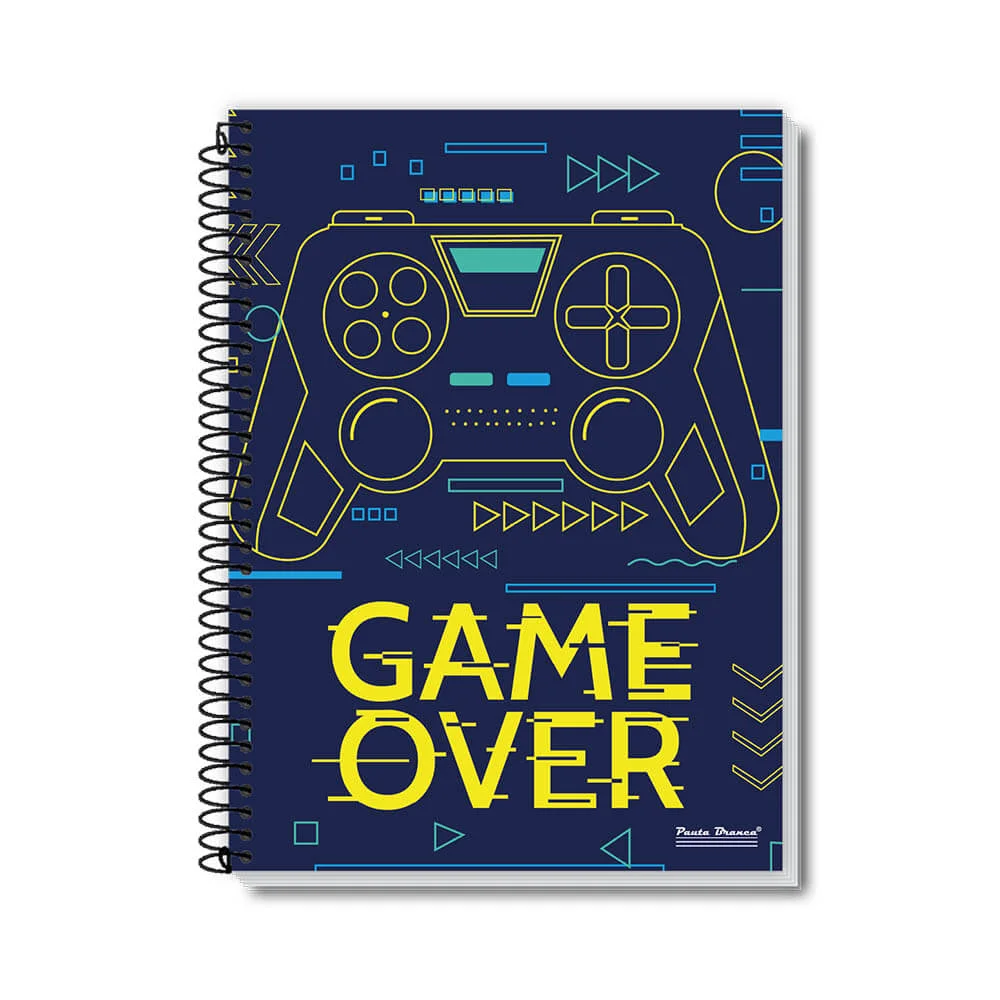 CADERNO CAPA DURA UNIVERSITÁRIO 1 X 96 FLS ROX MASCULINO PAUTA BRANCA