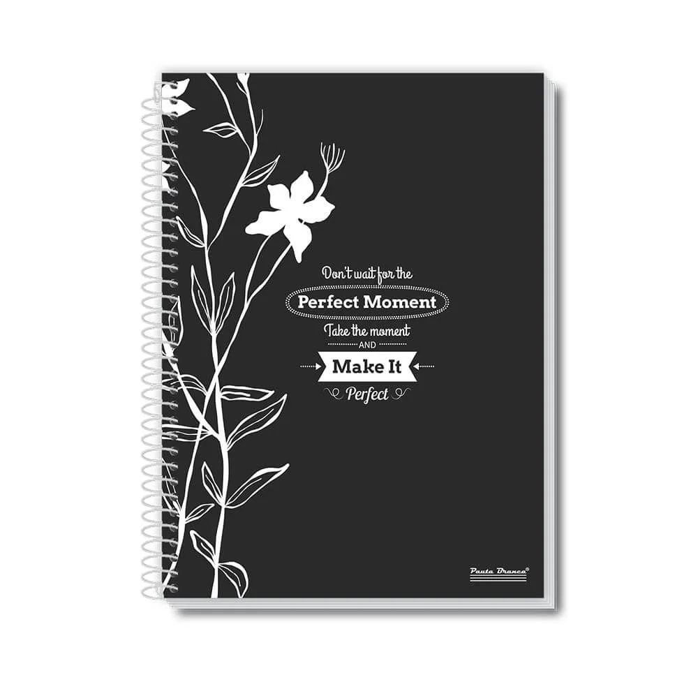CADERNO CAPA DURA UNIVERSITÁRIO 1 X 96 FLS UAU FEMININO PAUTA BRANCA