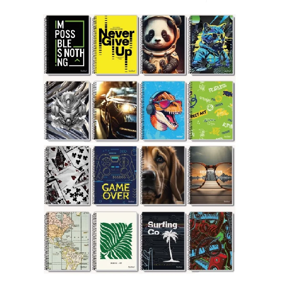 CADERNO CAPA DURA UNIVERSITÁRIO 10 X 200 FLS ROX MASCULINO PAUTA BRANCA