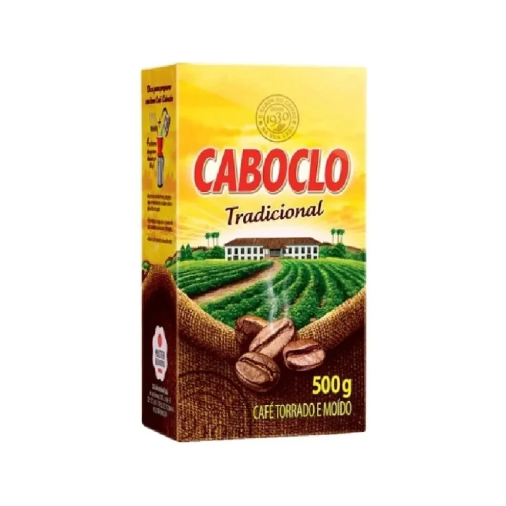 CAFÉ 500G A VÁCUO TRADICIONAL CABOCLO