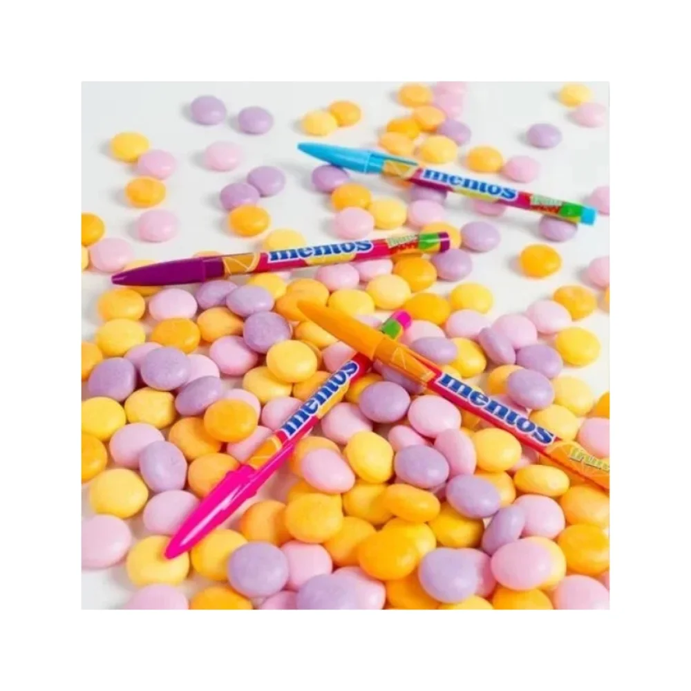 CANETA ESFEROGRÁFICA 1.0 MM C/ 4 CORES MENTOS JET LUX COMPACTOR