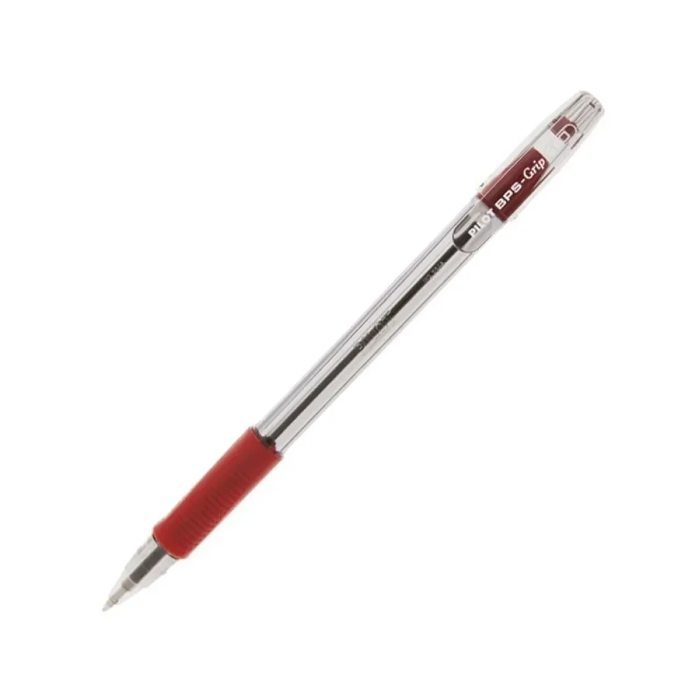 CANETA ESFEROGRÁFICA 1.0 MM VERMELHA BPS GRIP PILOT