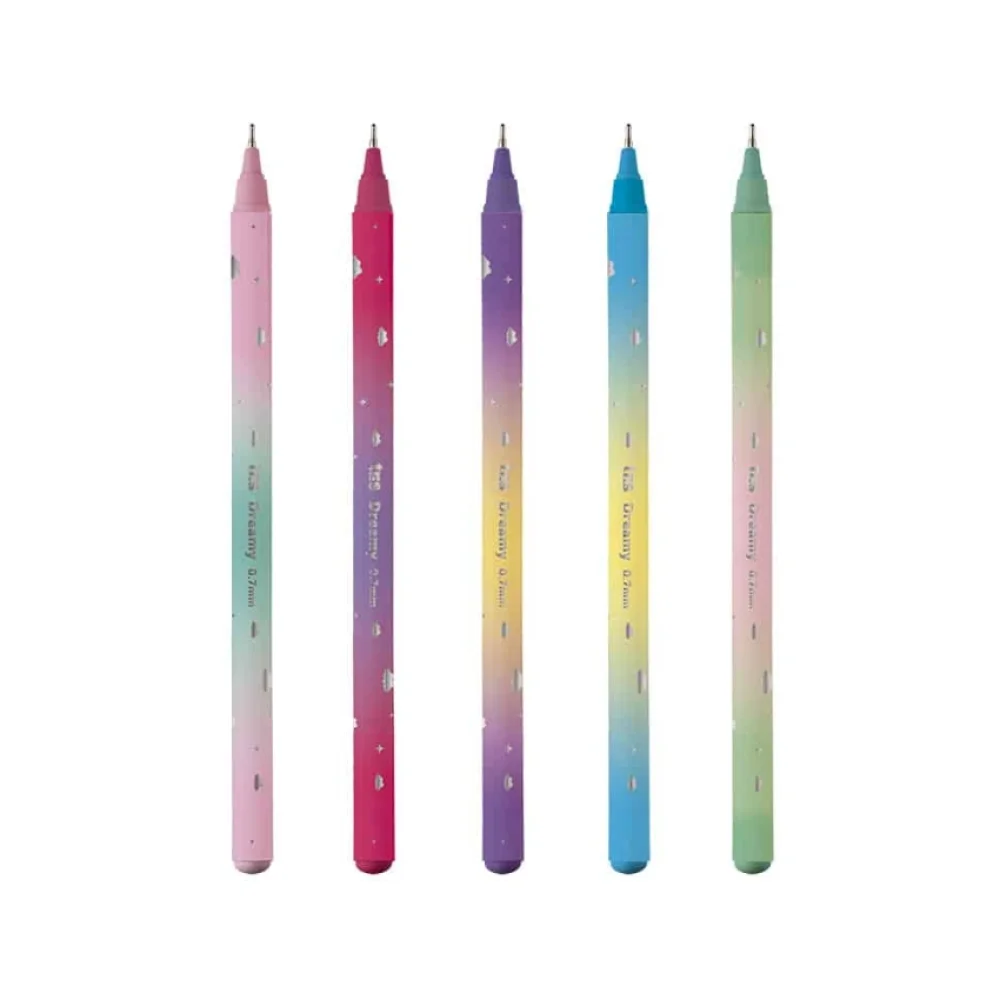 CANETA ESFEROGRÁFICA 0.7 MM HOLIC DREAMY C/ 5 CORES 902955 TRIS