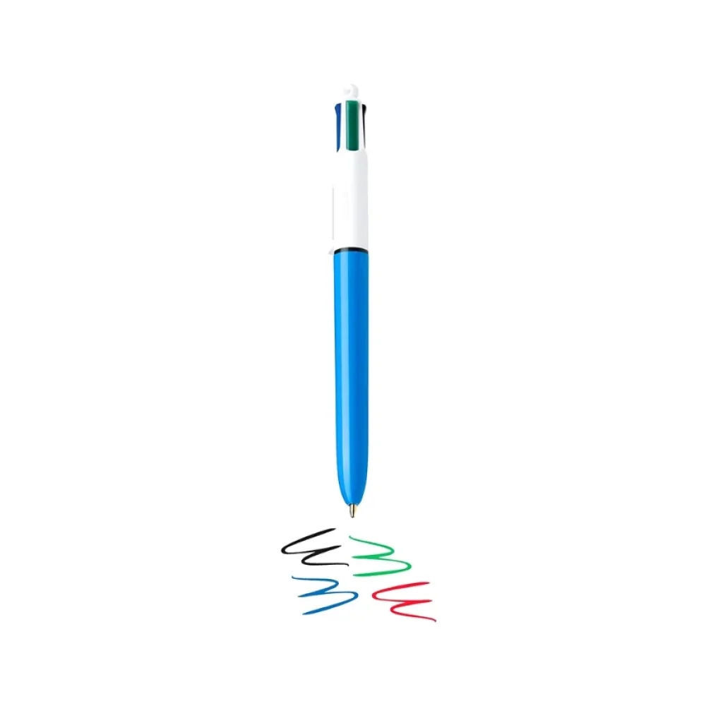 CANETA ESFEROGRÁFICA 1.0 MM 4 CORES RETRÁTIL BIC