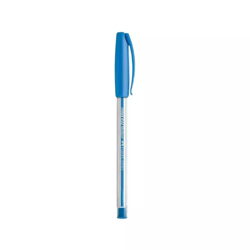 CANETA ESFEROGRAFICA 1.0 MM AZUL CELESTE TRILUX FABER CASTELL