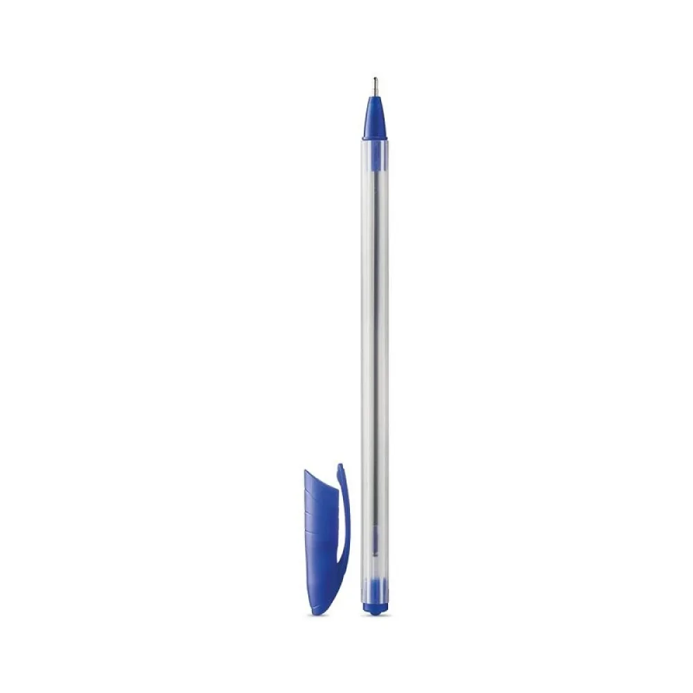 CANETA ESFEROGRÁFICA 1.0 MM SIX AZUL 653402 BAZZE TRIS