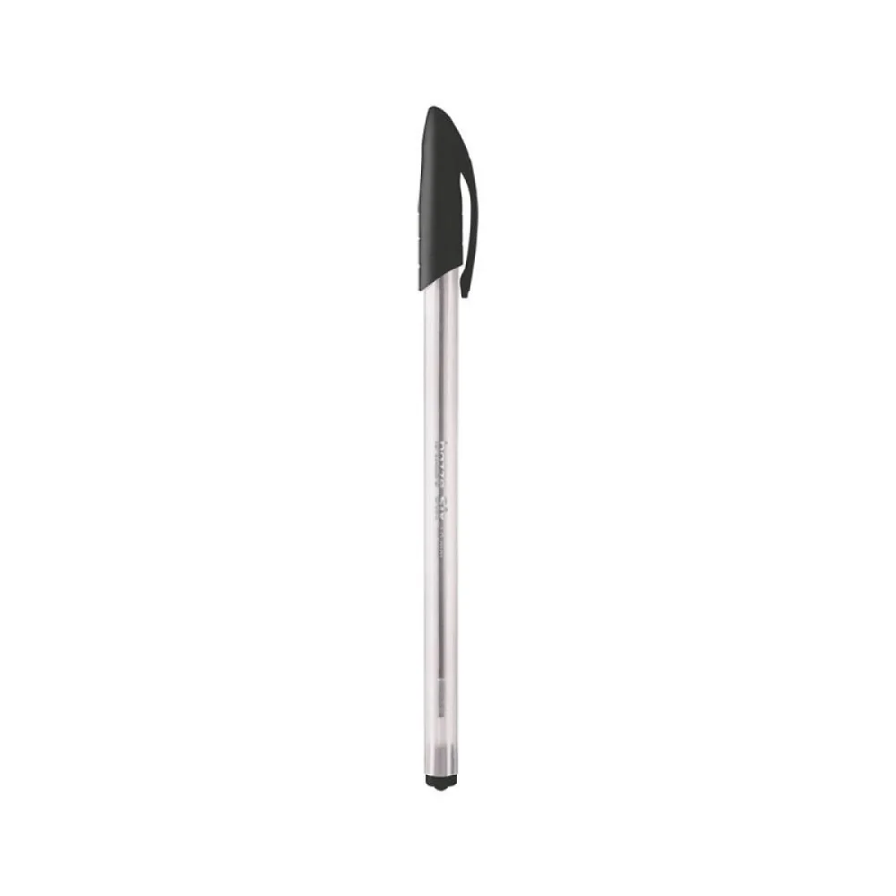 CANETA ESFEROGRAFICA 1.0 MM SIX PRETA 653396 BAZZE TRIS