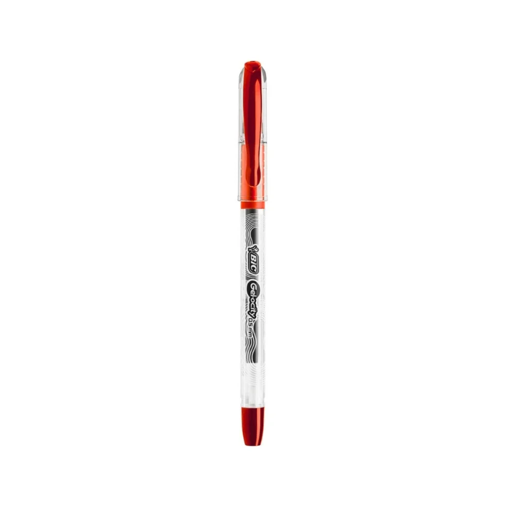 CANETA ESFEROGRÁFICA GEL 0.5 MM VERMELHA GELOCITY STIC BIC