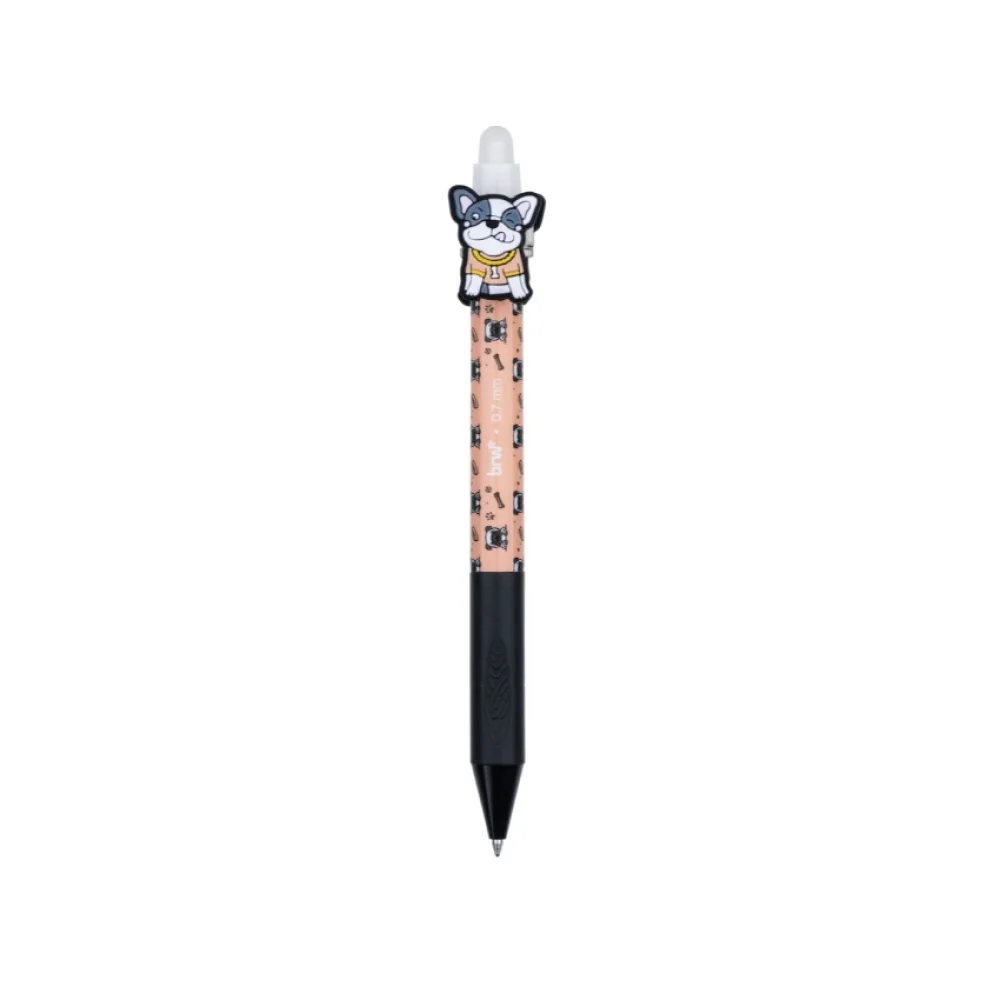 CANETA ESFEROGRÁFICA GEL 0.7 MM AZUL APAGÁVEL PUG CA0219 BRW
