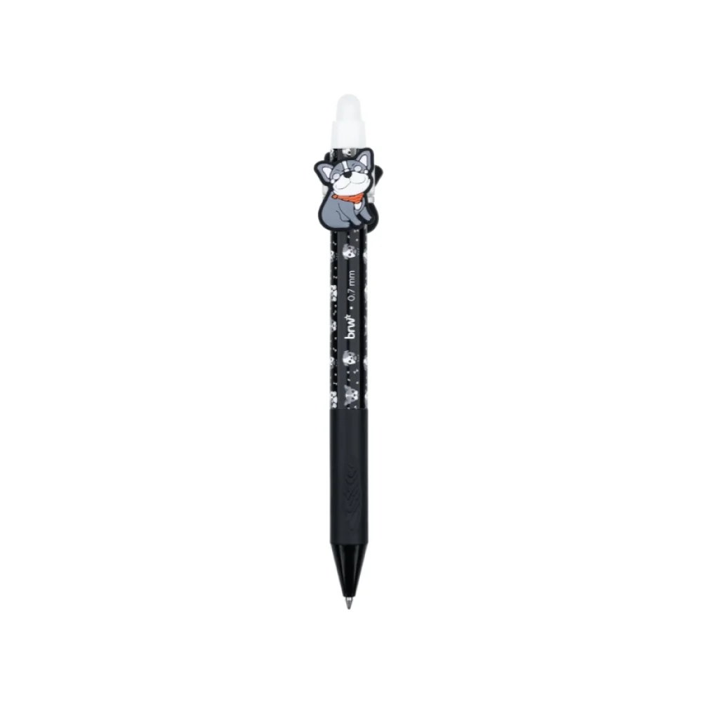 CANETA ESFEROGRÁFICA GEL 0.7 MM AZUL APAGÁVEL PUG CA0219 BRW