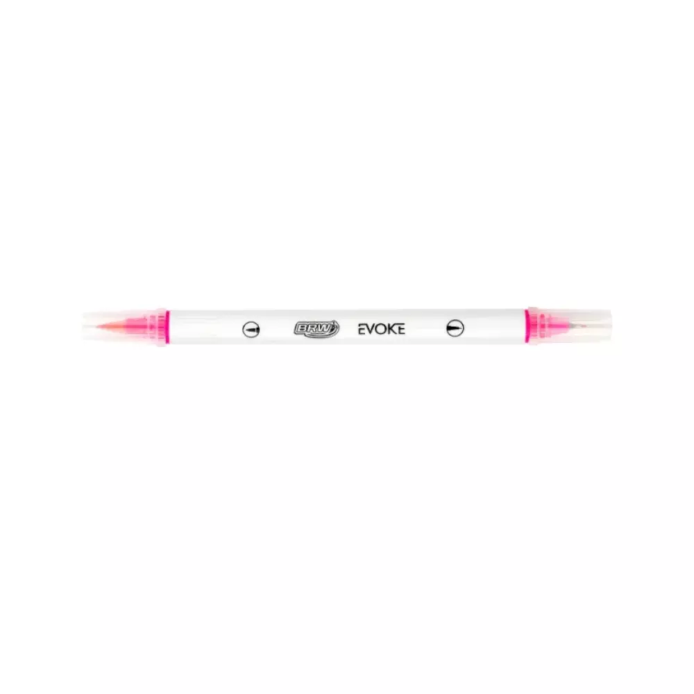 CANETA HIDROCOR C/ 12 CORES PONTA DUPLA BRUSH PEN BP1012 BRW