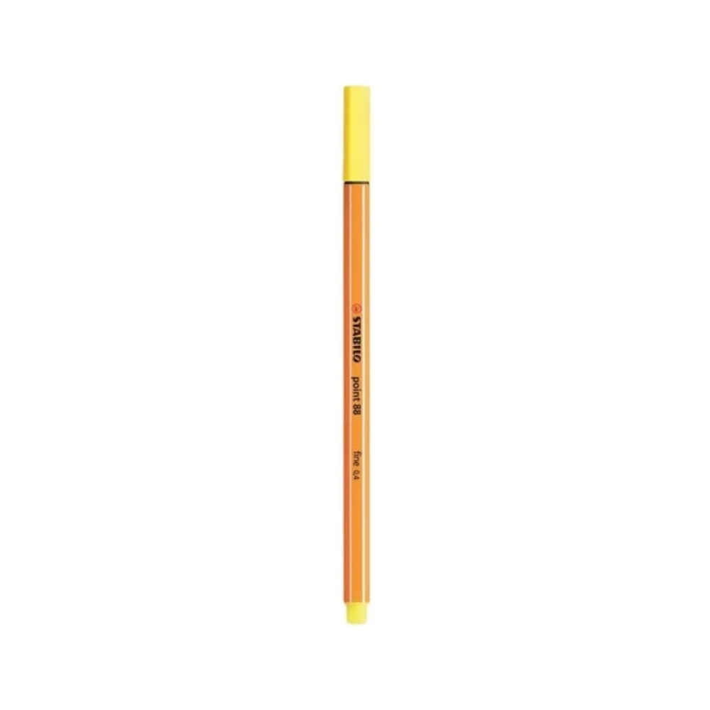 CANETA HIDROGRÁFICA STABILO POINT AMARELO 88-24