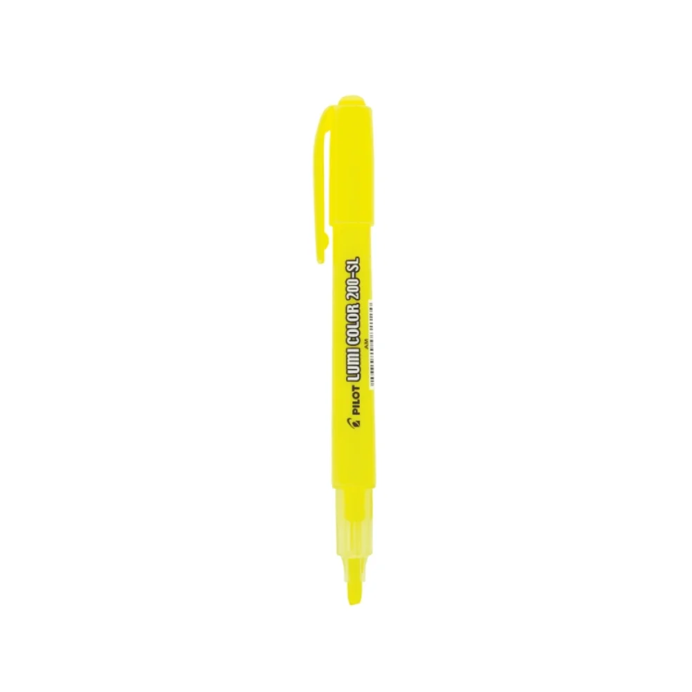CANETA MARCA TEXTO LUMICOLOR 200 SL AMARELA PILOT
