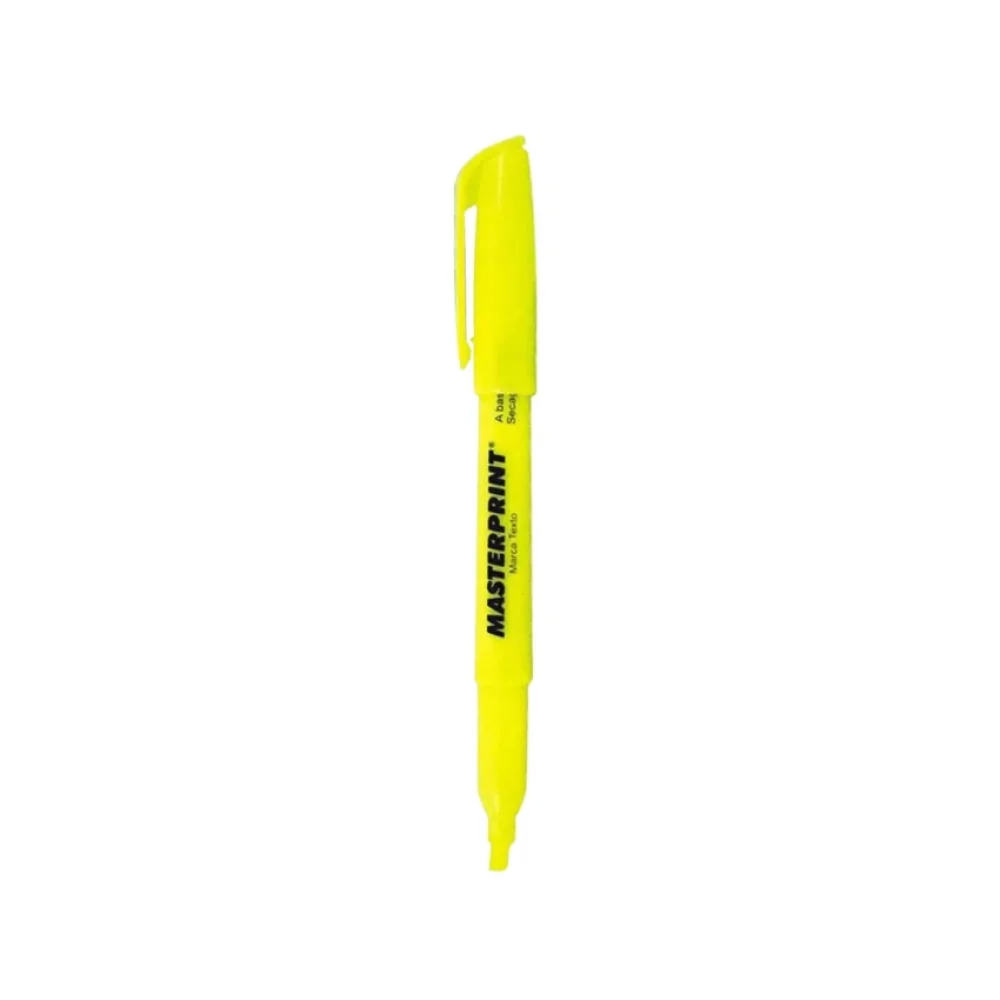 CANETA MARCA TEXTO AMARELA MP612 MASTERPRINT