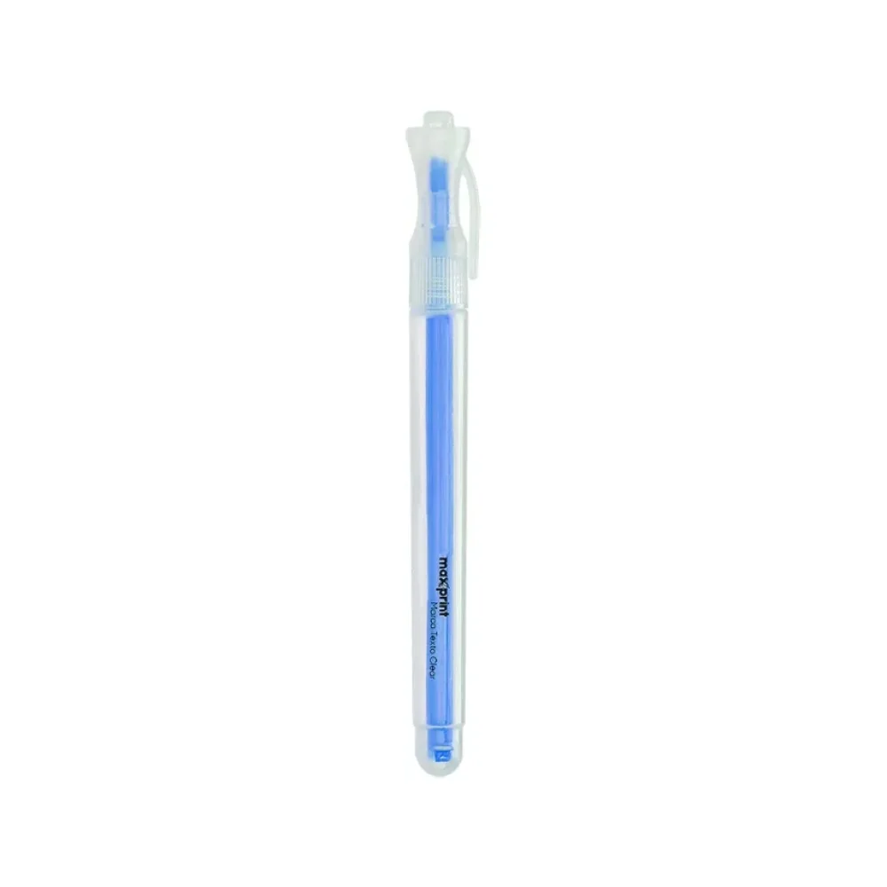 CANETA MARCA TEXTO AZUL CLEAR 70000140 MAXPRINT