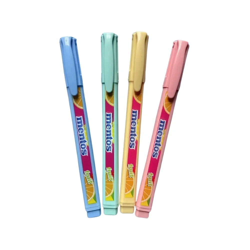 CANETA MARCA TEXTO C/ 4 CORES MENTOS 16476 COMPACTOR