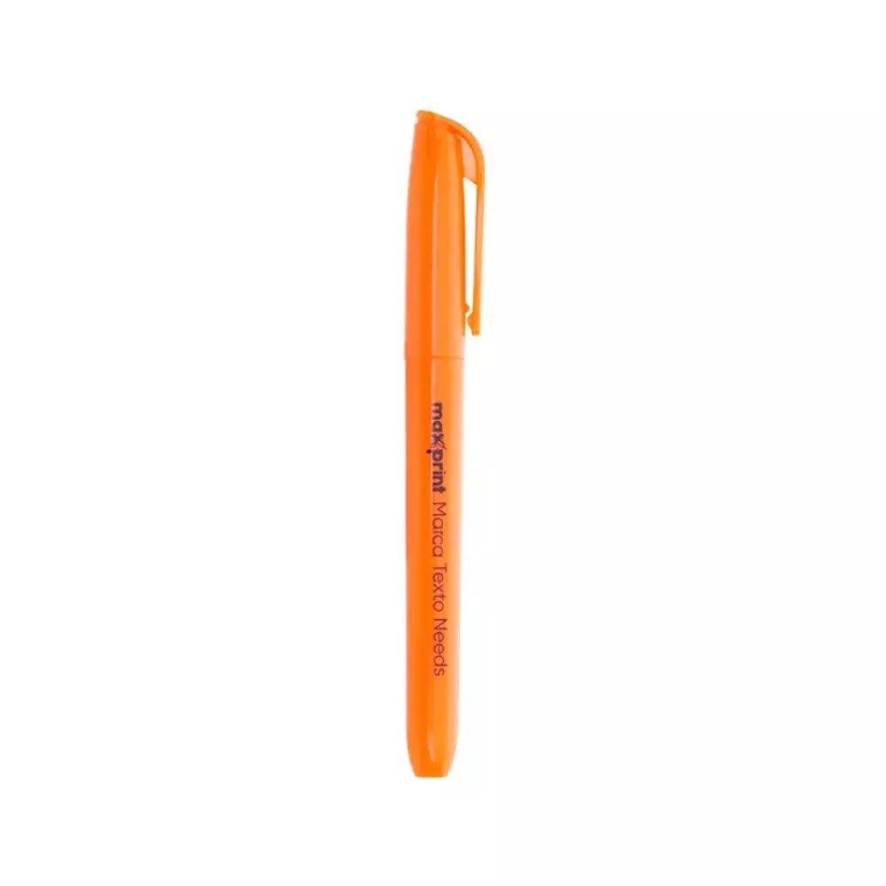 CANETA MARCA TEXTO LARANJA NEEDS 70000132 MAXPRINT