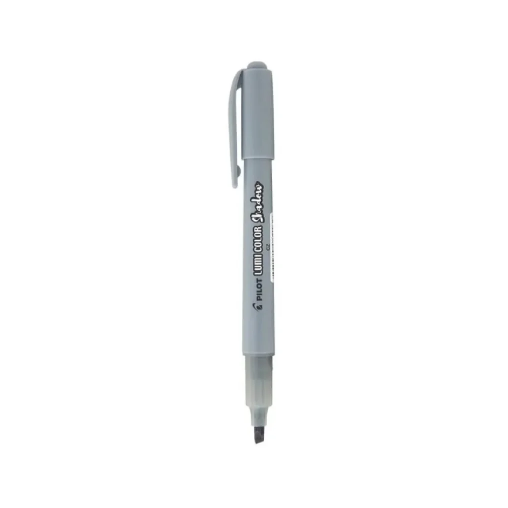 CANETA MARCA TEXTO LUMICOLOR SHADOW CINZA PILOT
