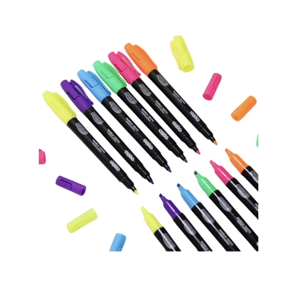 CANETA MARCA TEXTO PONTA DUPLA CORES SORTIDAS CA2015 BRW