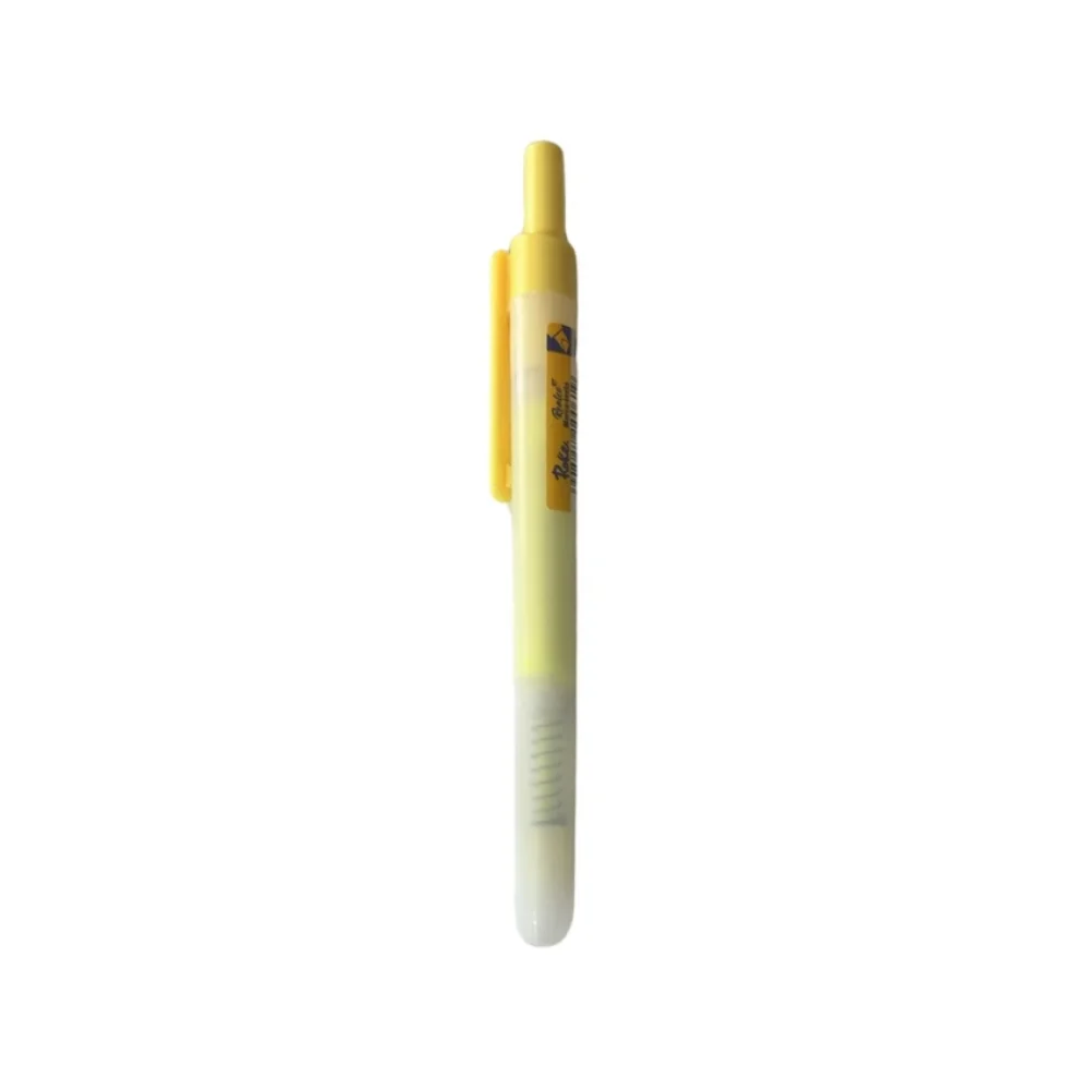 CANETA MARCA TEXTO RETRÁTIL AMARELO 7070066 ROKE