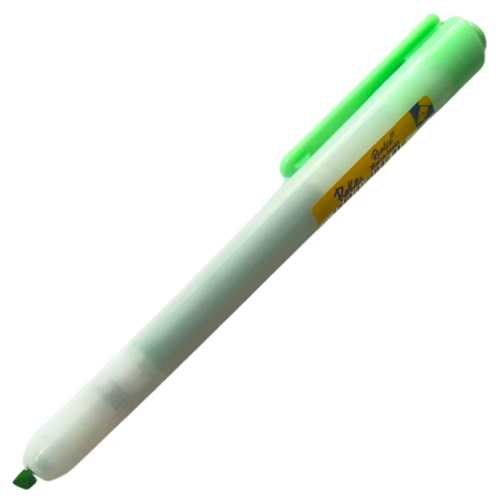 CANETA MARCA TEXTO RETRÁTIL VERDE 7070066 ROKE