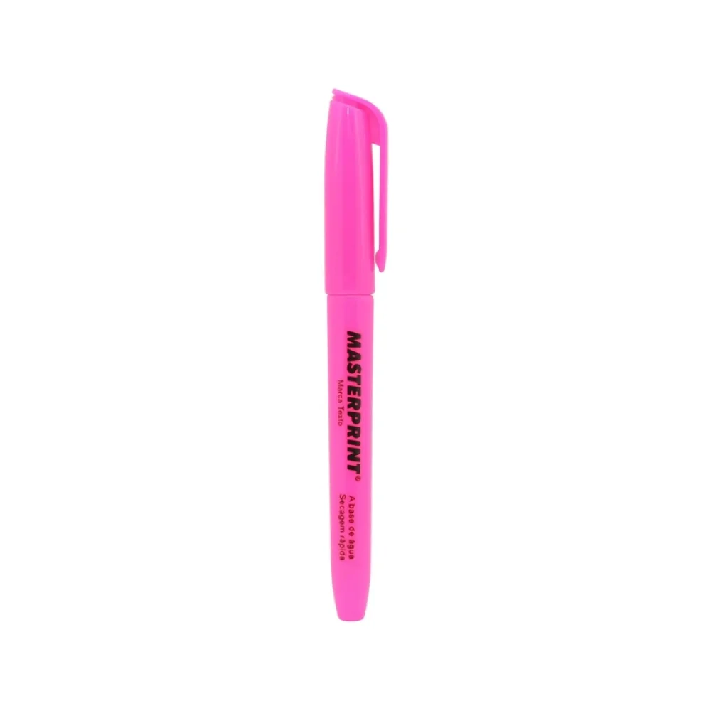 CANETA MARCA TEXTO ROSA MP612 MASTERPRINT