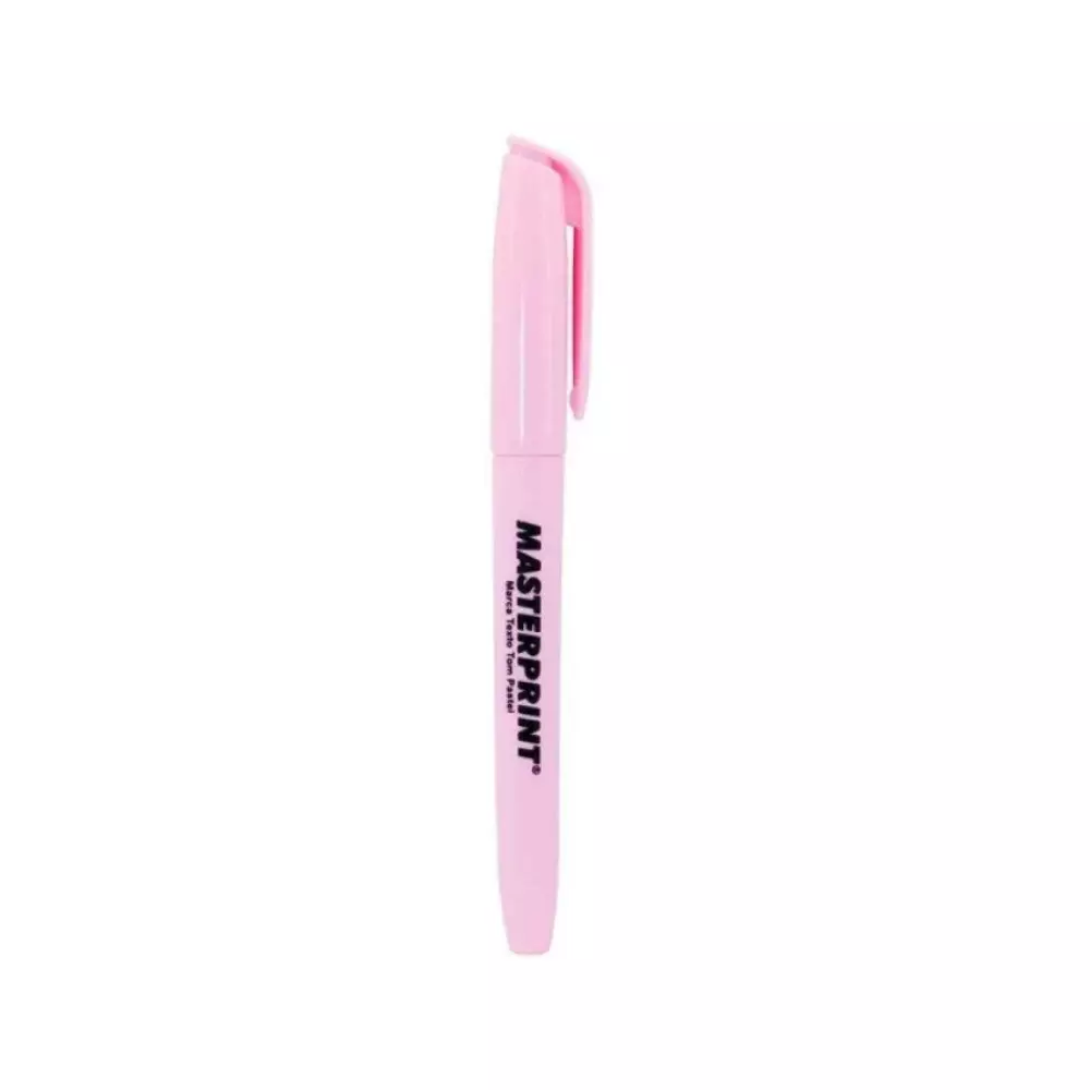 CANETA MARCA TEXTO ROSA PASTEL MP612 MASTERPRINT