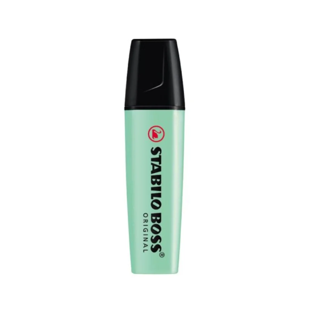 CANETA MARCA TEXTO VERDE PASTEL 70/116 STABILO BOSS