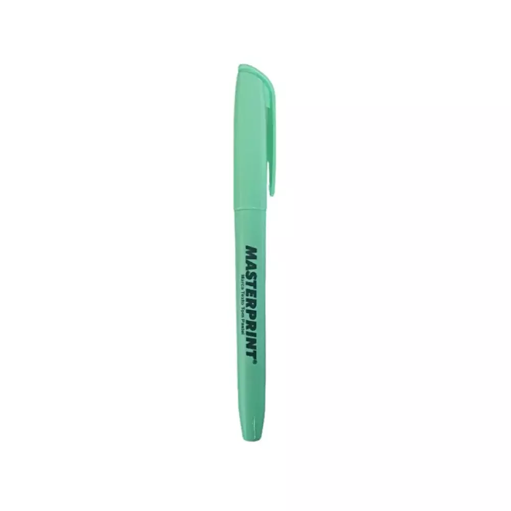 CANETA MARCA TEXTO VERDE PASTEL MP612 MASTERPRINT
