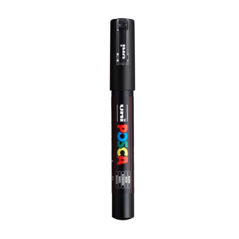 CANETA POSCA PC-1M 0.7 MM PRETA UNIBALL