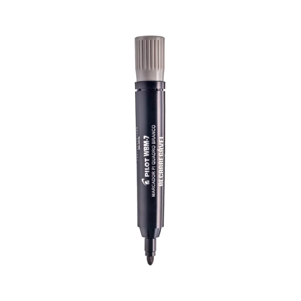 CANETA P/ QUADRO BRANCO PRETA RECARREGÁVEL WBM-7 PILOT