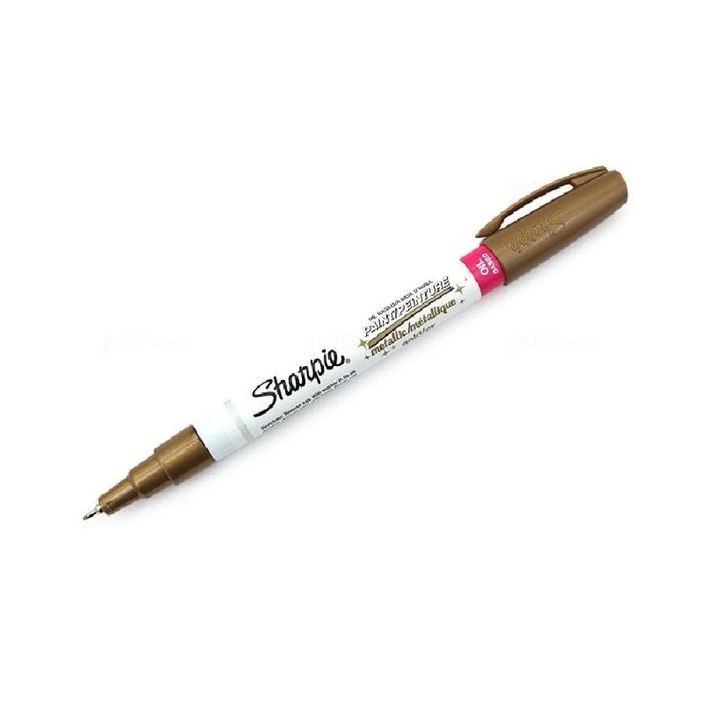 CANETA PERMANENTE BASE DE OLEO EXTRA FINE DOURADO 1875035 SHARPIE