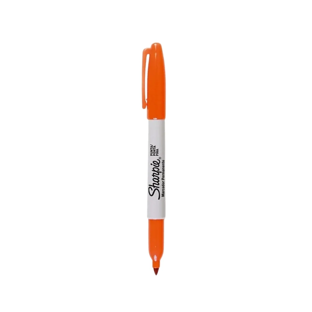 CANETA PERMANENTE FINA LARANJA 30006 SHARPIE