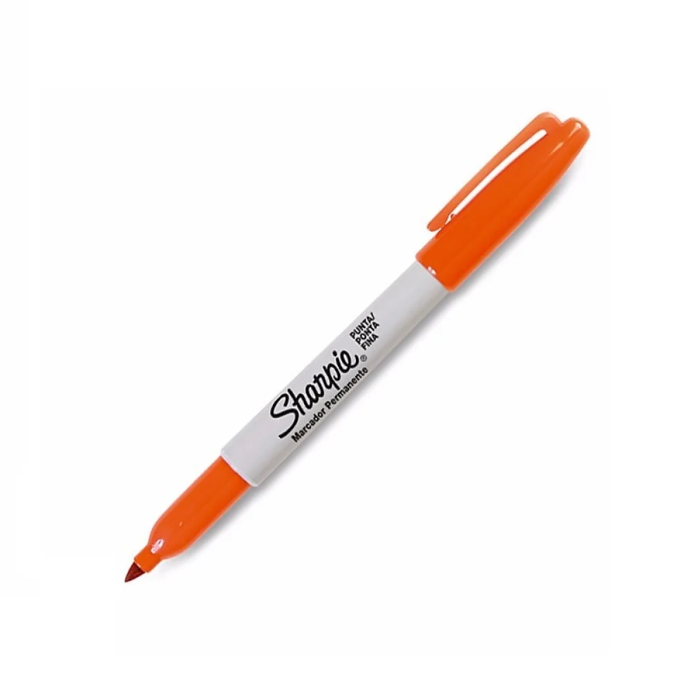 CANETA PERMANENTE FINA LARANJA 30006 SHARPIE