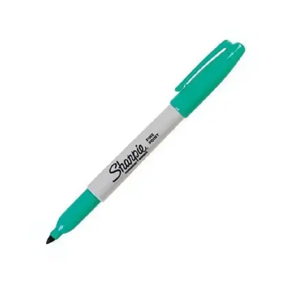 CANETA PERMANENTE FINA VERDE AQUA 30127 SHARPIE