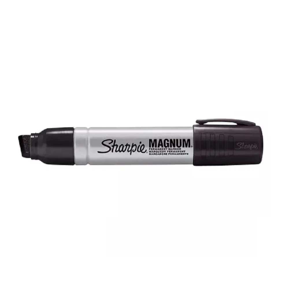 CANETA PERMANENTE PONTA 15 MM PRETA MAGNUM 44002 SHARPIE